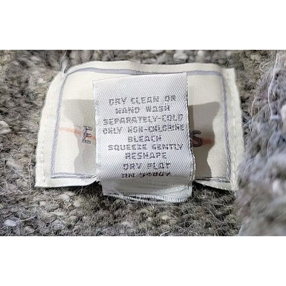 Express Tricot Chunky Knit Sweater Size Med Fair Isle Wool Angora Acrylic Silk - Picture 5 of 15